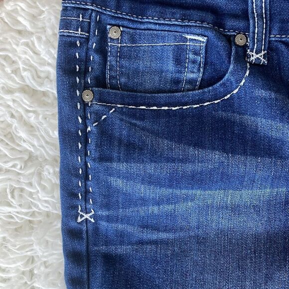 INC Denim Thick Stitch Bermuda Shorts Size 6 - Picture 4 of 12